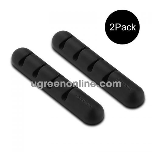 Ugreen 30762 Black Charger Earphone Cable Organizer 2 Pcs In One Pack Lp114 10030762