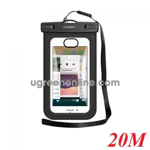 Ugreen 50919 Túi đựng điện thoại chống nước tiêu chuẩn IPX 8 độ sâu 20m trong suốt cho màn hình từ 4 đến 6.5 inch LP186 10050919