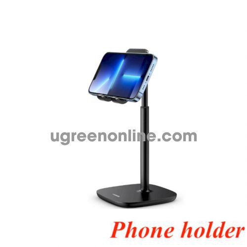 Ugreen 80194 7.9inch max Black Adjustable Desk Phone Holder PC+ABS case Alloy support rod LP280 10080194