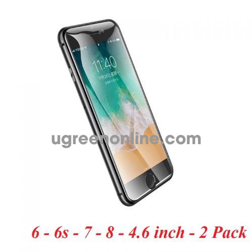 Ugreen 60394 2.5D Tempered Glass Screen Protector for iPhone 6 6s 7 8 HD 2 Pack SP114 10060394