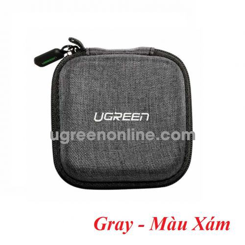 Ugreen 70577 Màu Xám bọc vải Hộp đựng tai nghe chống sốc LP128 10070577