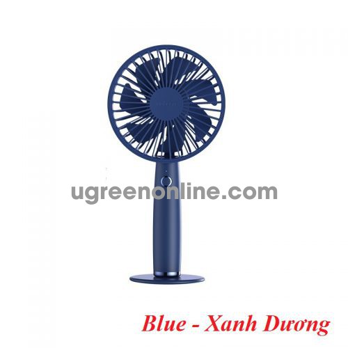 Ugreen 60961 2500mA Màu Xanh Dương Quạt sạc tích điện cổng USB type c cầm tay hoặc đặt bàn LP149 10060961