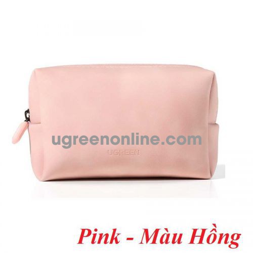 Ugreen 30206 Màu Hồng Túi đựng bằng da cho phụ kiện kỹ thuật số LP285 10030206