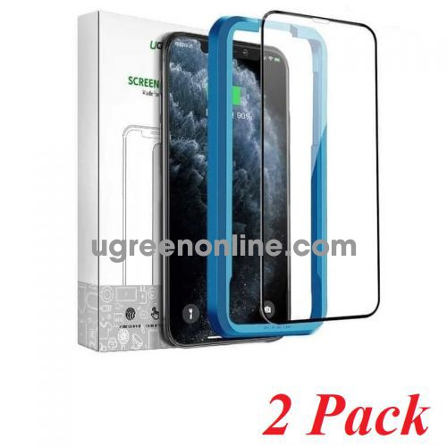 Ugreen 70981 Iphone 11 pro 5.8inch 2 miếng dán kính cường lực bảo vệ 3D SP140 10070981