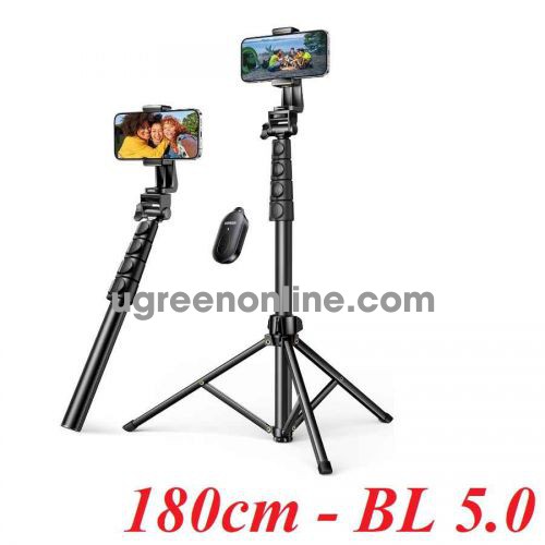 Ugreen 15609 Black 6.7inch BL 5.0 Selfie Stick Tripod With Bluetooth LP680 10015609