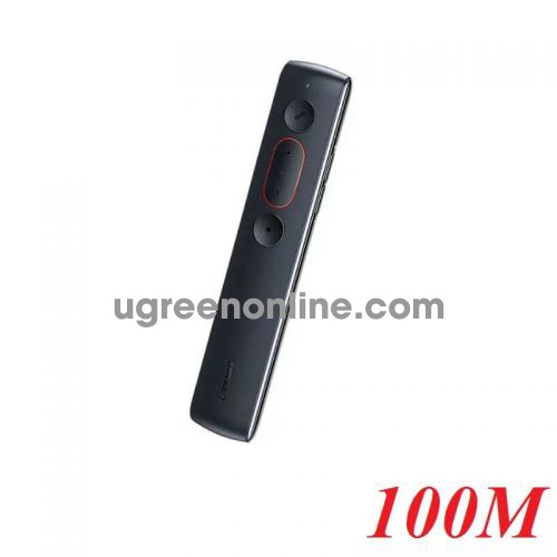 Ugreen 60327 100M Black Remote pointer Wireless Presenter pen LP180 10060327