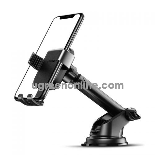 Ugreen 60990 Black Car Mount Cell Phone Holder Dashboard Windshield Smartphone Cradle Strong Suction LP200 10060990