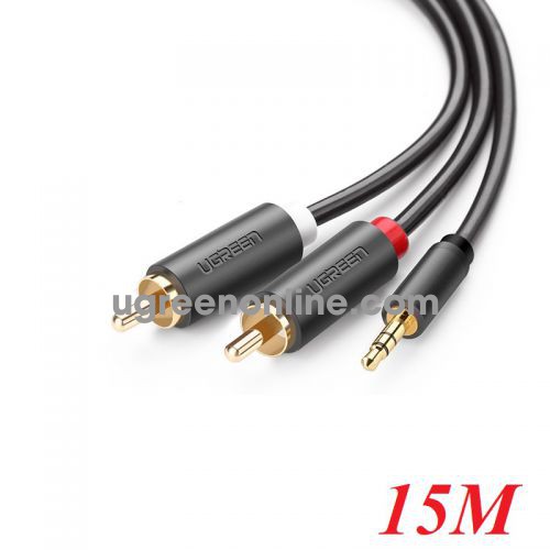 Ugreen 60834 15m 3.5Mm Male To 2Rca Male Cable av102 10060834