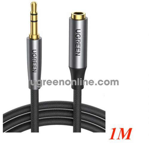 Ugreen 50238 1m Extension 3.5mm 3 - Pole Male to Female Cable Black AV190 10050238