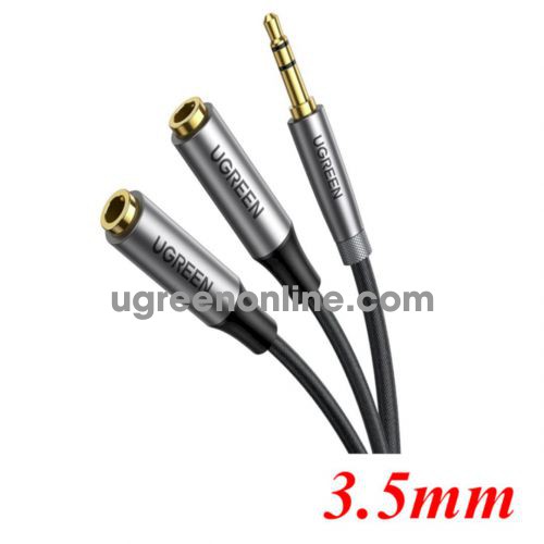 Ugreen 50253 3.5mm Male to 2x Female Audio splitter Cable black AV191 10050253