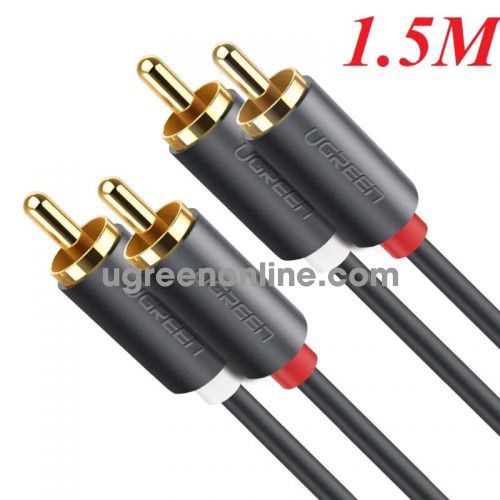 Ugreen 10517 2Rca Male To 2Rca Male Cable 1.5M Av104 10010517