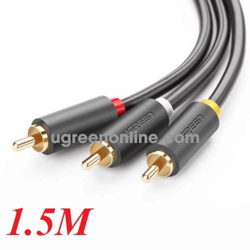 Ugreen 10524 3Rca Male To 3Rca Male Cable 1.5M Av105 10010524