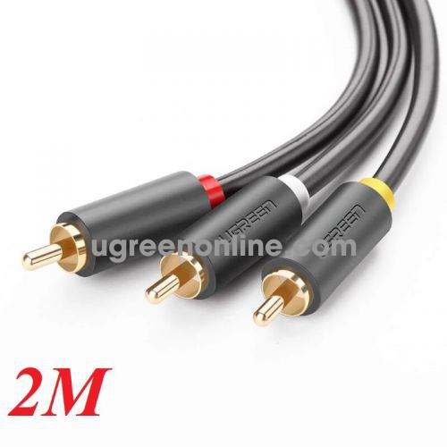 Ugreen 10525 3Rca Male To 3Rca Male Cable 2M Av105 10010525