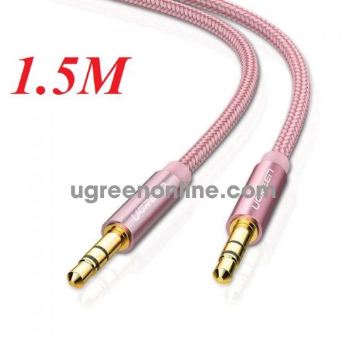 Ugreen 30815 3.5Mm Male To Male Audio Cable HồNg VàNg 1.5M Av112 10030815