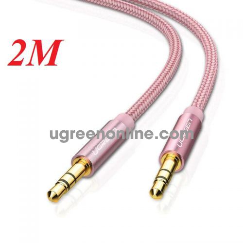 Ugreen 30816 3.5Mm Male To Male Audio Cable HồNg VàNg 2M Av112 10030816