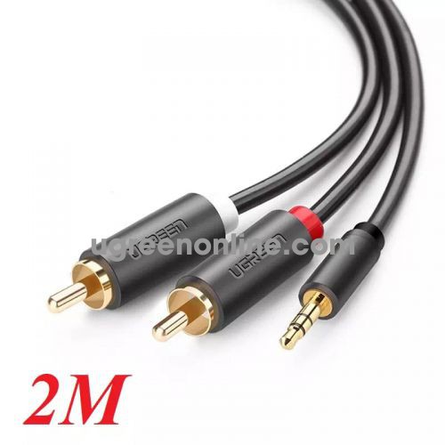 Ugreen 10510 3.5Mm Male To 2Rca Male Cable 2M Av116 10010510