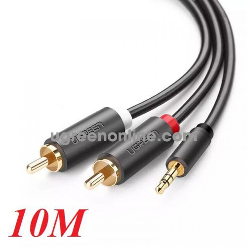 Ugreen 10514 3.5Mm Male To 2Rca Male Cable 10M AV102 10010514