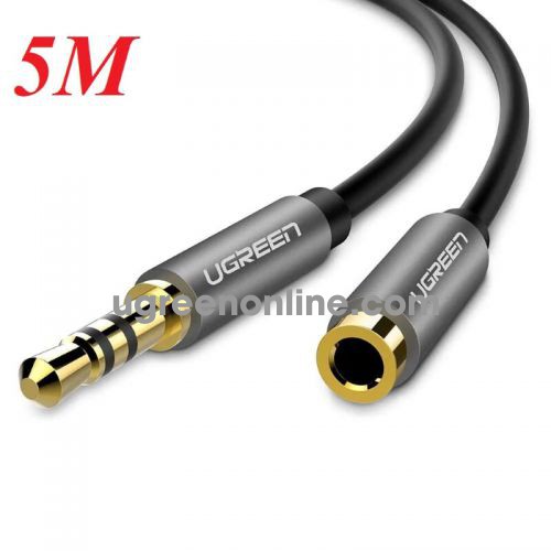 Ugreen 10538 3.5Mm Male To 3.5Mm Female Extension Cable 5M Av118 10010538