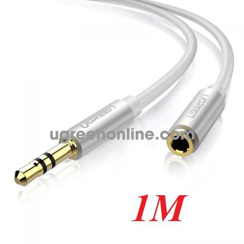 Ugreen 10774 3.5Mm Male To 3.5Mm Female Extension Cable XáM Nhôm 1M Av118 10010774