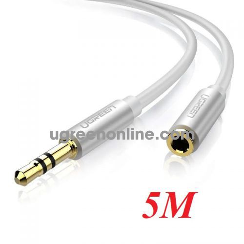 Ugreen 10778 3.5Mm Male To 3.5Mm Female Extension Cable XáM Nhôm 5M Av118 10010778