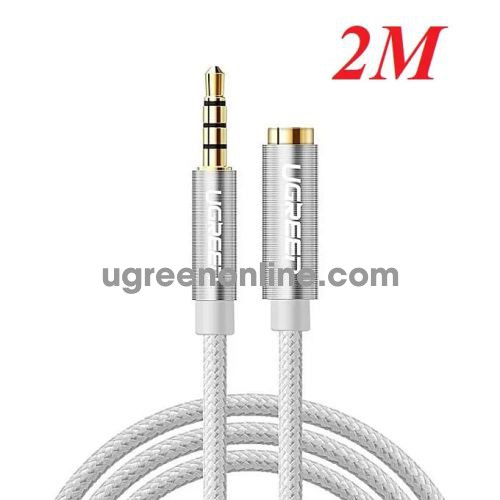 Ugreen 40679 3.5Mm Male To 3.5Mm Female Extension Cable TrắNg 2M Av118 10040679