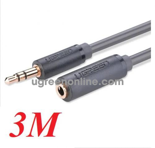 Ugreen 10785 3.5Mm Male To Female Extensioin Cable 3M Av124 10010785