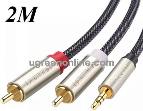 Ugreen 20823 3.5Mm To 2Rca Stereo Audio Cable 2M Av135 10020823