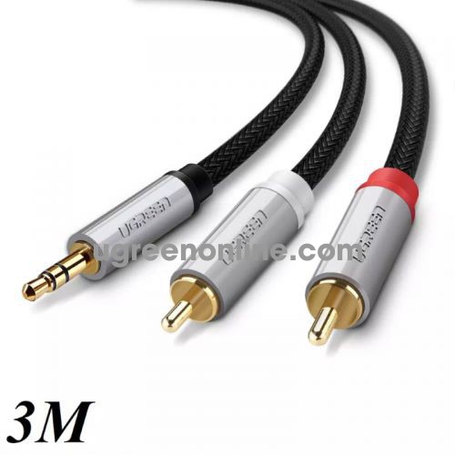 Ugreen 40844 3.5Mm To 2Rca Stereo Audio Cable 3M Av135 10040844