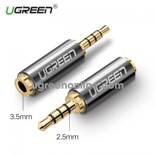 Ugreen 20501 2.5Mm Male To 3.5Mm Female Adapter 20501 10020501