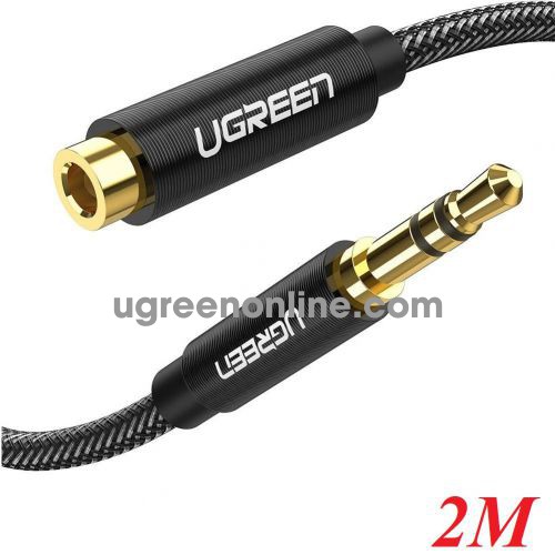 Ugreen 60221 2M 3.5mm extension audio cable black male to female AV118 10060221