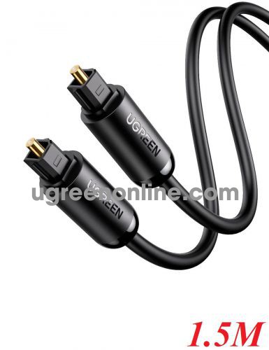 Ugreen 70891 1.5M Black Toslink Optical Male To Male Audio Cable AV122 10070891