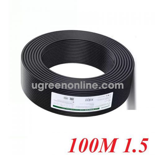 Ugreen 80164 100m 2C x 1.5mm² Black Professional Outdoor Audio Engineering Line AV159 10080164