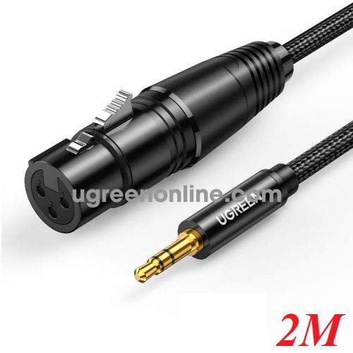 Ugreen 20244 2M 3.5mm to XLR Cable Male to XLR Female Microphone Cable AV182 10020244