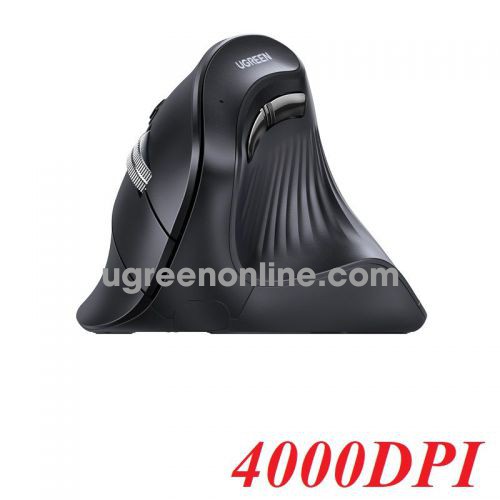 Ugreen 85081 vertical bt 5.0 và 2.4ghz chuột công thái học không dây bluetooth pin sạc qua cổng type c kết nối cùng lúc 3 thiết bị MU008 10085081