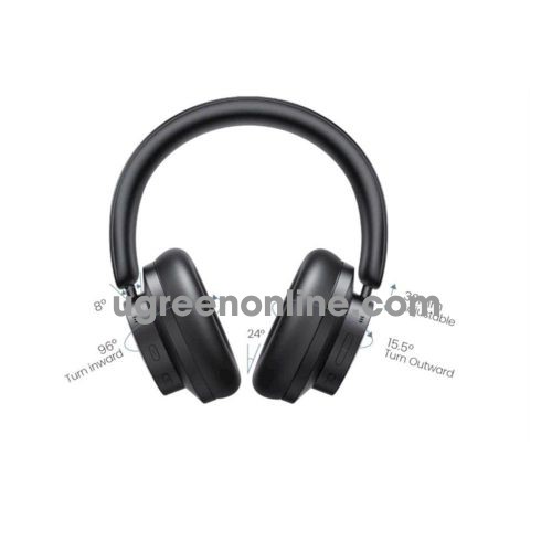 Ugreen 90422 Active Noise-Cancelling 60h music Black HiTune Max3 Hybrid Headphones HP106 10090422