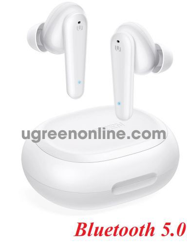 Ugreen 80650 5.0 Bluetooth White Hitune T1 True Wireless Earbuds WS111 10080650