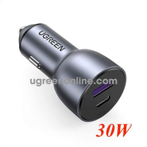 Ugreen 40858 PD 30W + SCP 22.5W usb type A + C Dual - Port Car Charger CD130 10040858