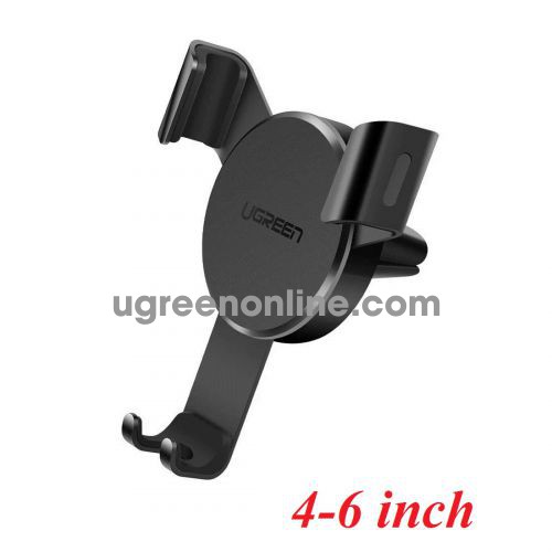 Ugreen 40907 4 - 6inch Black Gravity Drive Air Vent Mount Phone Holder LP130 10040907