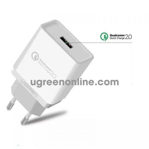 Ugreen 30388 3.0 18W Quick Charge Usb Charger Sạc Nhanh Qc3.0 White Cd122 10030388