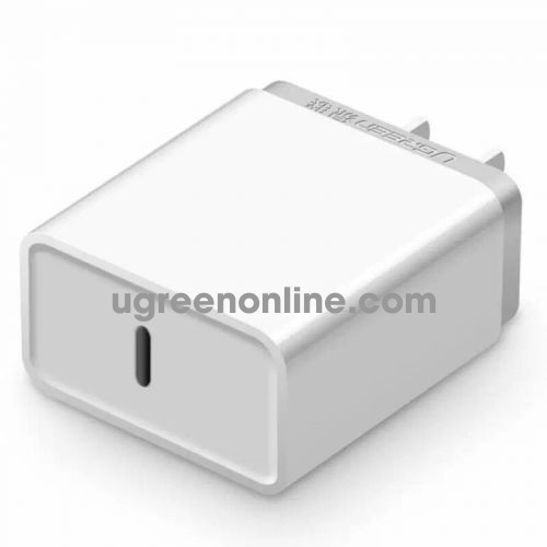 Ugreen 20760 30W Type C Quick Charge Usb C Pd Power Adapter White Cd127 10020760