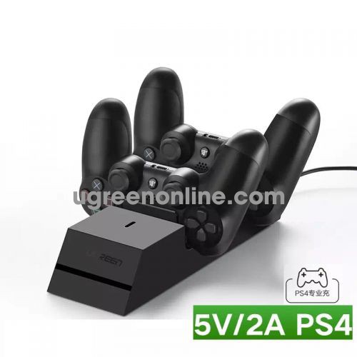 Ugreen 50258 Dual Charging Station For Ps4 Playstation With Holder Cd174 10050258