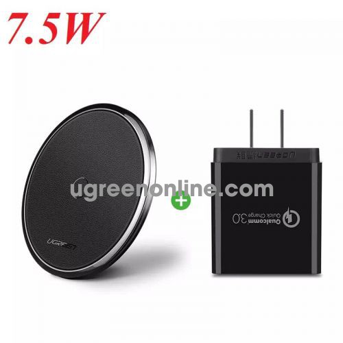 Ugreen 50572 Qc3.0 Qi Wireless Charger Sạc Không Dây Có Kèm Củ Sạc 3.0 Cd181 10050572