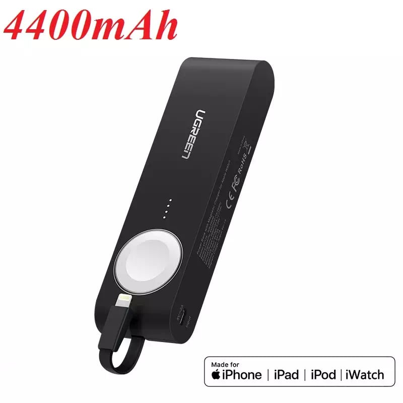 Часы power bank. Аккумулятор Ugreen 4400mah Wireless Charger for Apple watch and iphone. Power Bank беспроводной Apple watch. Пауэр банк для АПЛ вотч. Аккумулятор Ugreen 10000mah Wireless Power Bank for Apple watch.