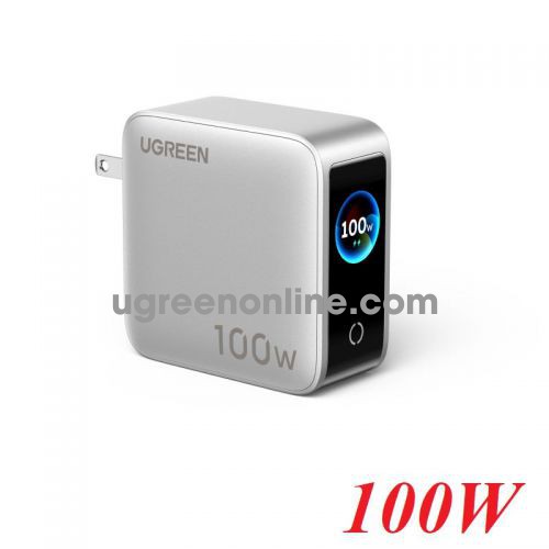 Ugreen 65619 100W 4Ports With Lcd Four Port Gan Pd Desktop Fast Charging Us/Eu Plug Standard Charger For Phone Pc And Mac X773 10065619