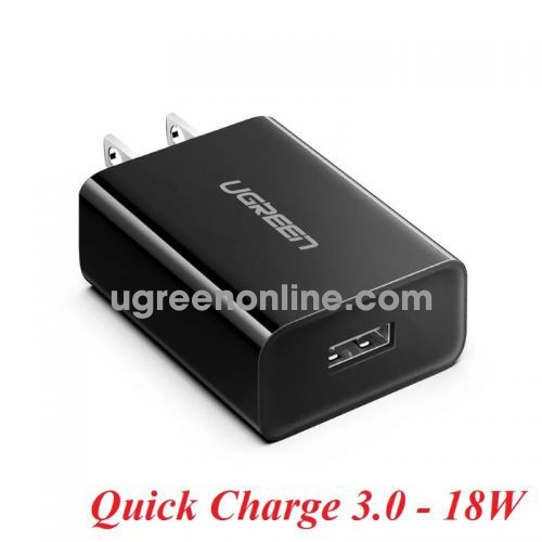 Ugreen 60495 18W Quick Charge 3.0 Wall Charger USB Adapter CD122 10060495