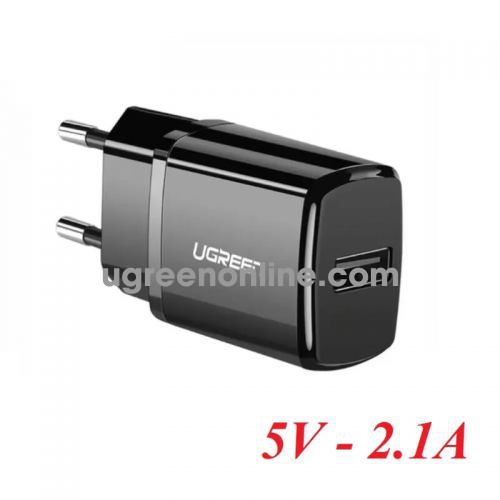 Ugreen 50459 Black 2.1A USB Wall Charger ED011 10050459