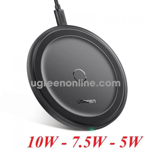 Ugreen 60470 Black Fast Wireless Charger 10W 7.5W 5W ED032 10060470