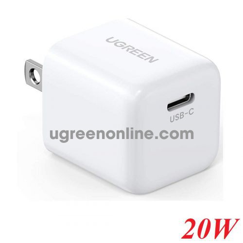 Ugreen 10219 20W White Mini Pd Fast Charger CD241 10010219