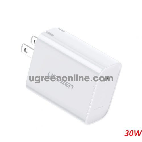 Ugreen 70725 30W PD Power Delivery 3.0 Fast Charger white CD127 10070725