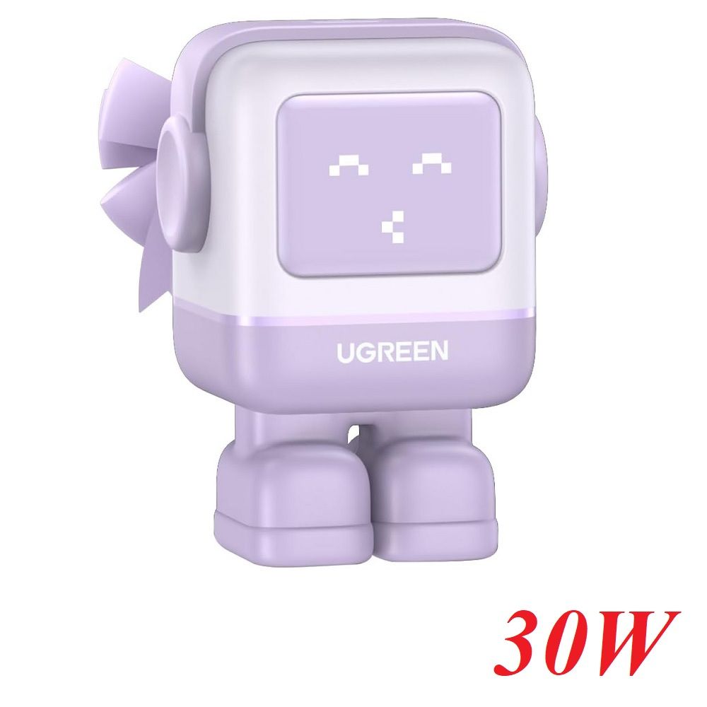 Ugreen 25036 30W 1c RoboGaN Purple US plug USB type C PD GaN Nexode ...